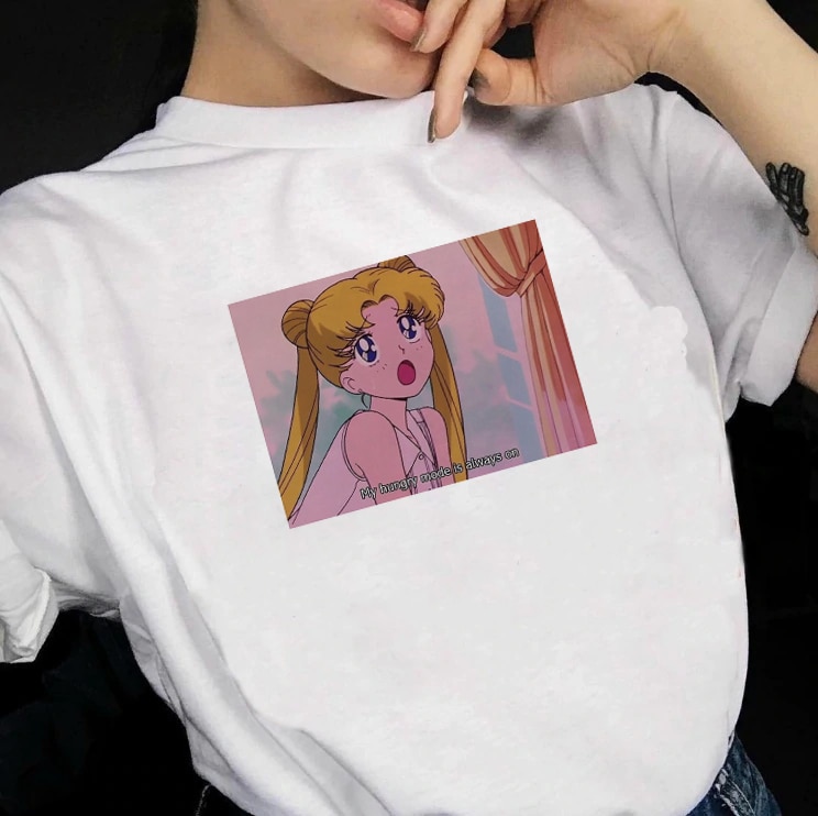 My way is always Hungry Sailor Moon funny shirt Japanese anime quotes -  Animeely